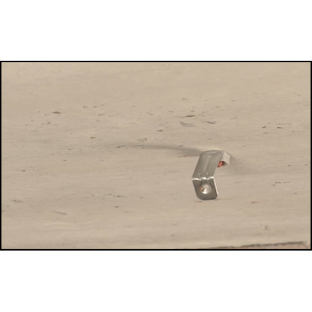 Záves ATV M6 na závitové tyče pre nastreľovaciu techniku, pozinkovaná oceľ