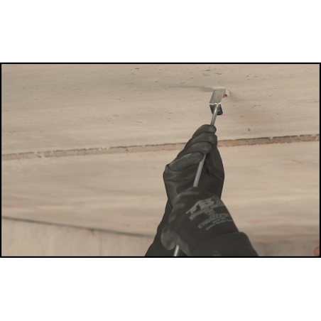 Záves ATV M6 na závitové tyče pre nastreľovaciu techniku, pozinkovaná oceľ