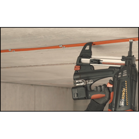 Príchytka nastreľovacia PFT pr. Ø 8 mm, pozinkovaná oceľ