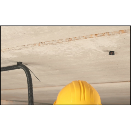 TBB príchytka na viazacie pásky - čierna