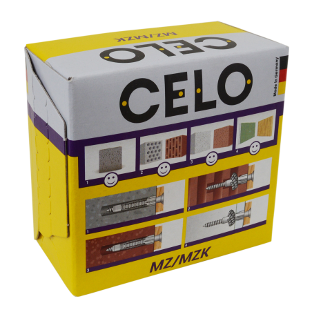 MZK univerzálne plastové hmoždinky s lemom 6