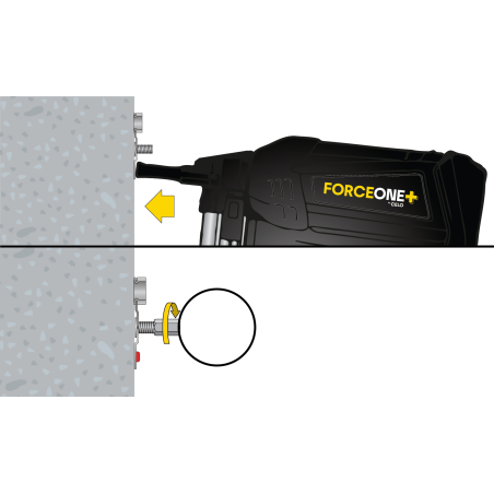 Závitová prípojka M8x16 pre nastreľovaciu techniku, pozinkovaná oceľ