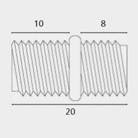 ECT Spojovacia skrutka M6x20