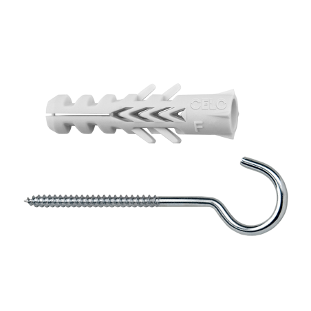 Blister-Hmoždinky NF s hákom